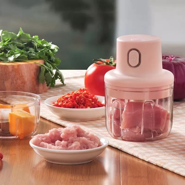 Single Bowl Electric Mini Grinder Food Chopper | Best Quality Food Chopper ( Random Color )